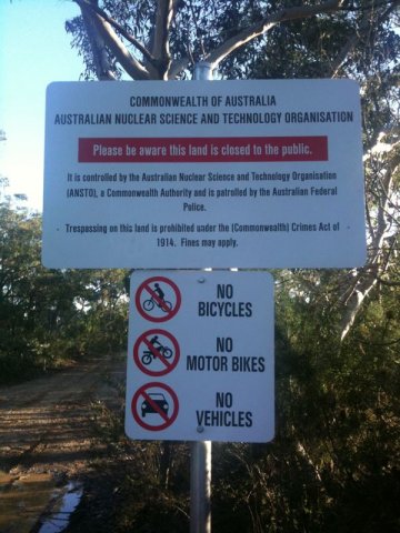 **MENAI (LUCAS HEIGHTS) is officially OFF LIMITS to MTB's**