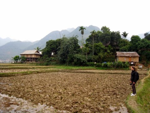 MTB'ing in Northern Vietnam - our base in the local hamlet