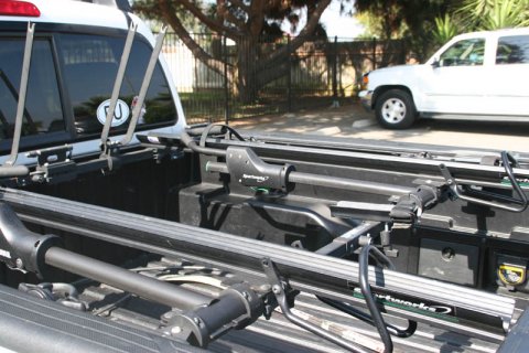 A simple ute bike rack