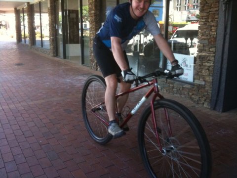 Rotorua City tour...trying out a 36'er @ Kiwi bikes