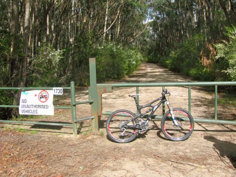 McPhails - start of access road