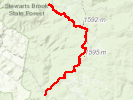 Mount Barrington Via Polblue/Barrington Trails